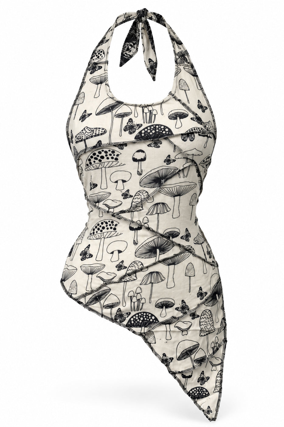 Pixie Asymmetrical Halter Top