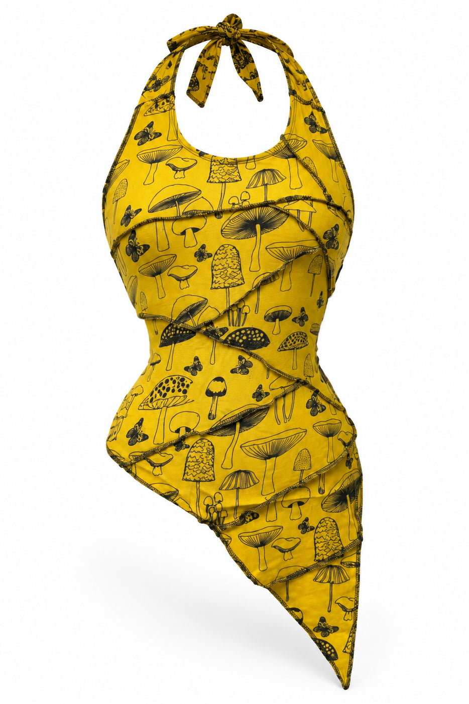 Pixie Asymmetrical Halter Top