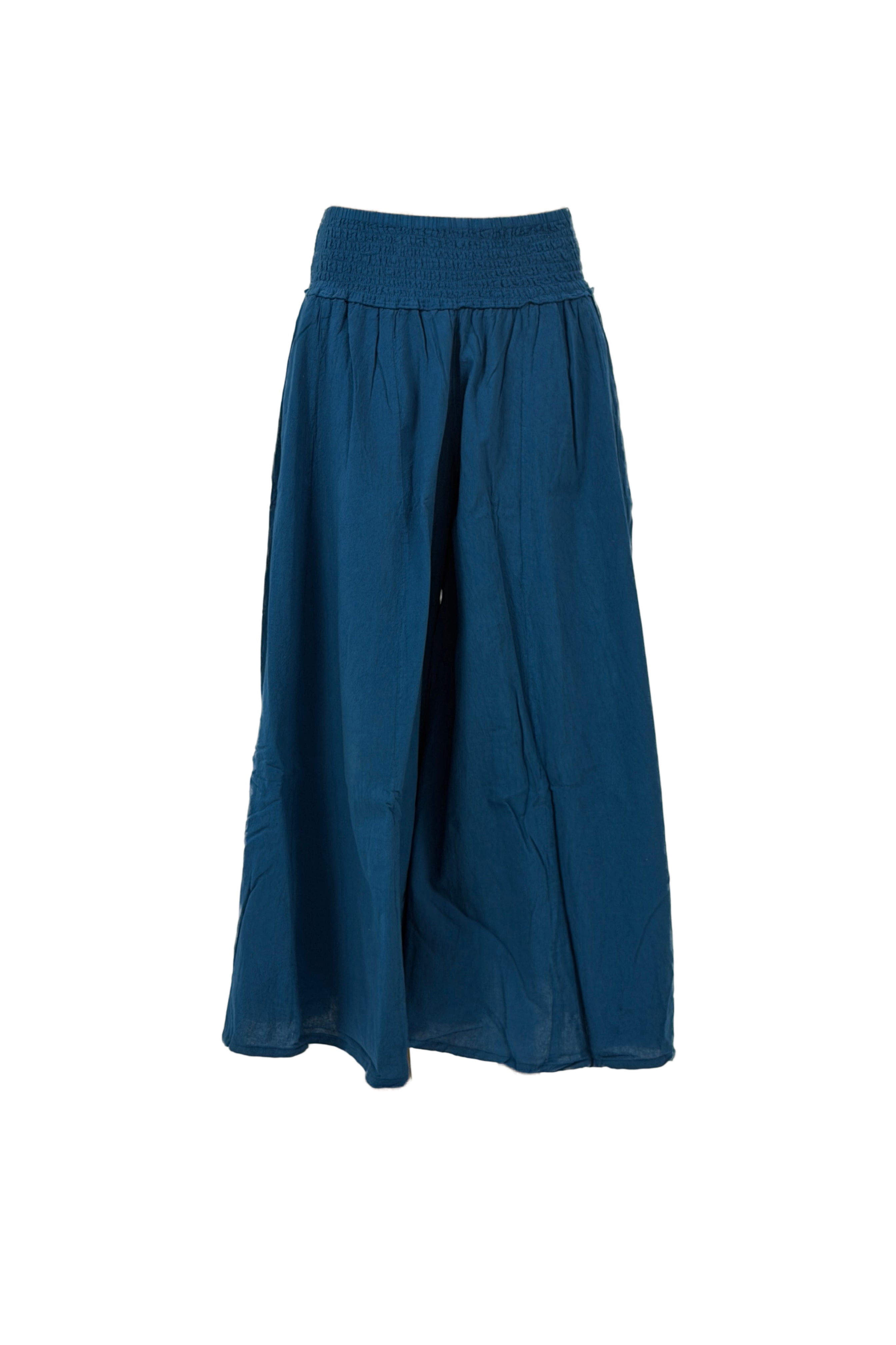 Nepal Boheme Cloud Palazzo Pants – Wide-Leg Cotton Flowy Skirt Pants