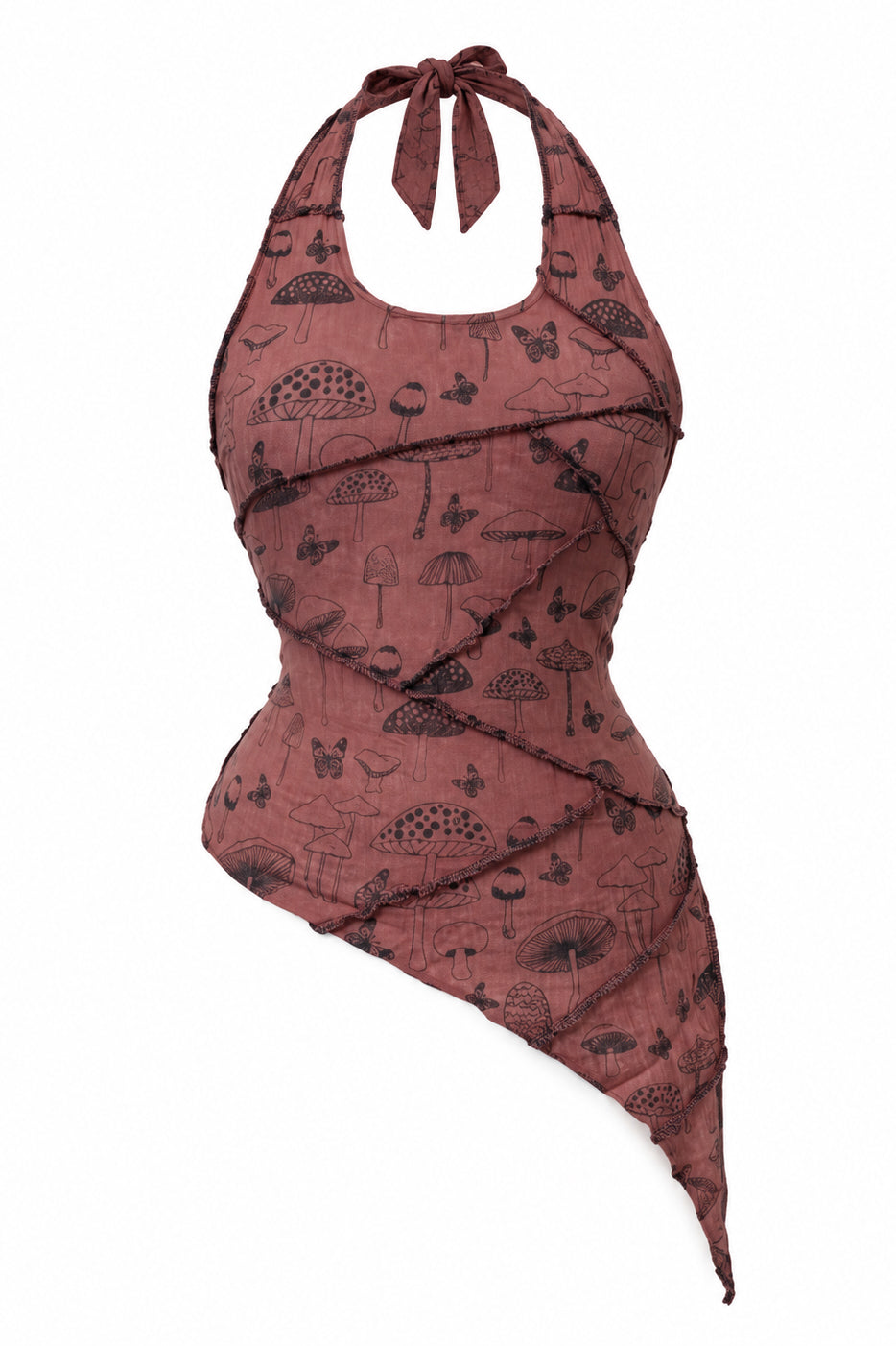 Pixie Asymmetrical Halter Top