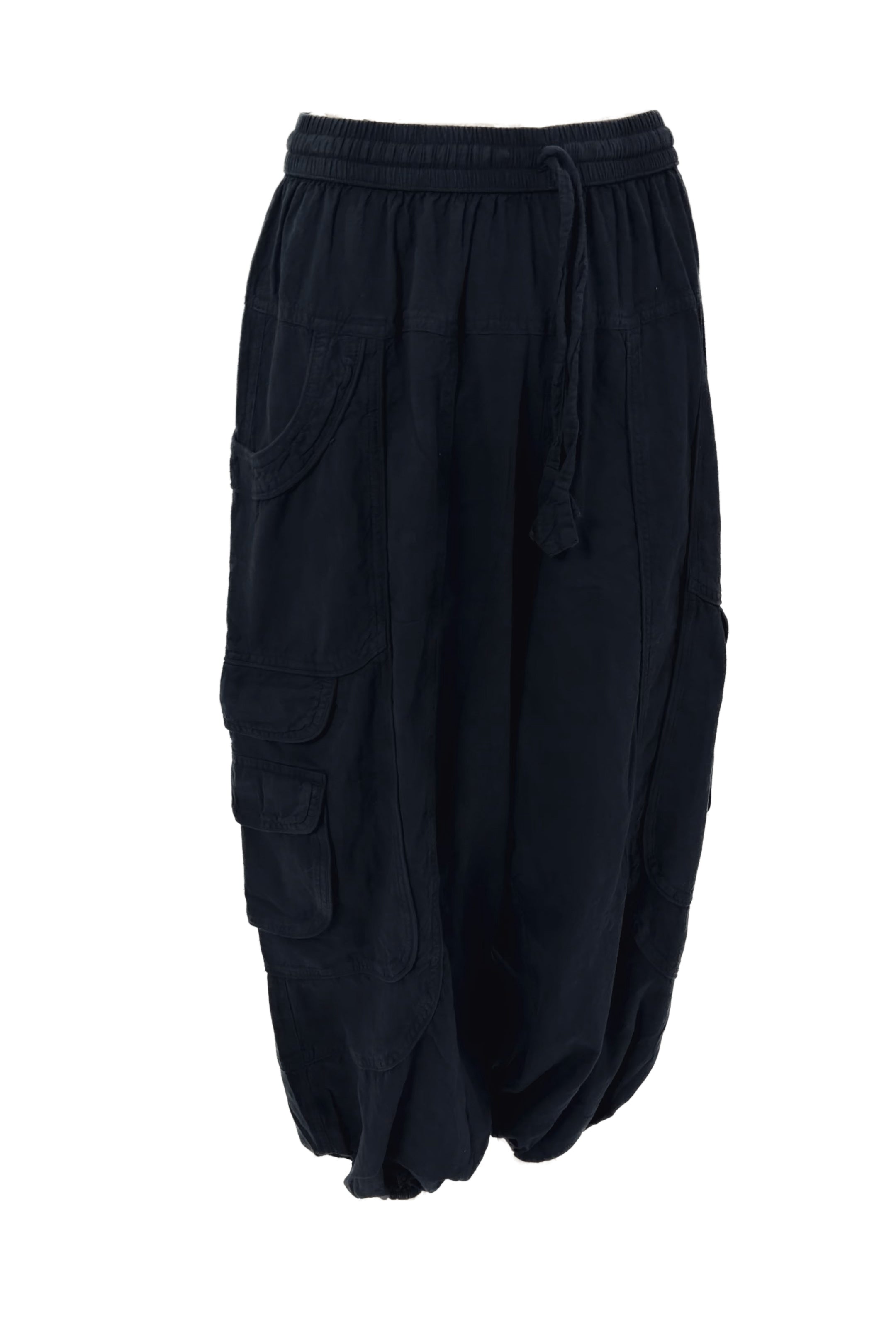 Nomad Multi-Pocket cotton Cargo Harem Pants