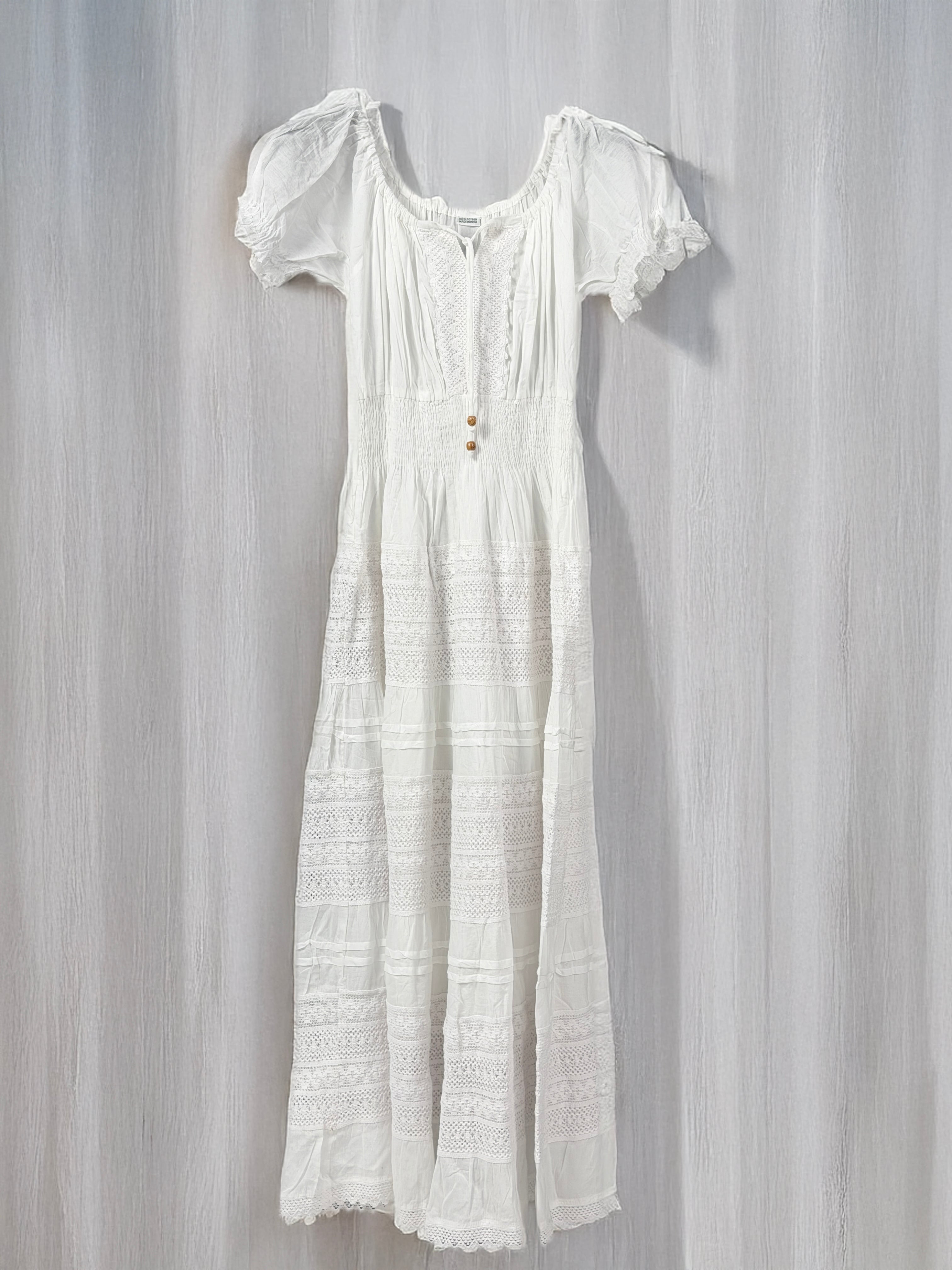 Luna Lace Cotton Maxi