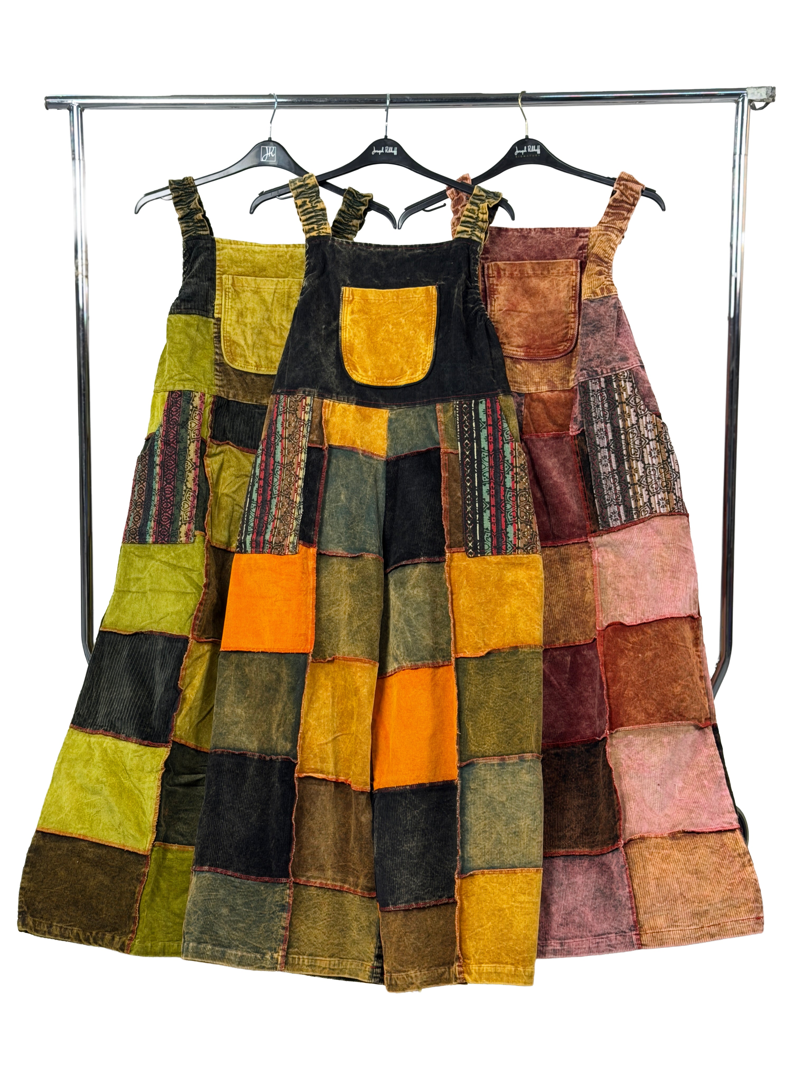 Himalayan Patchwork Corduroy unisex Jumpsuit