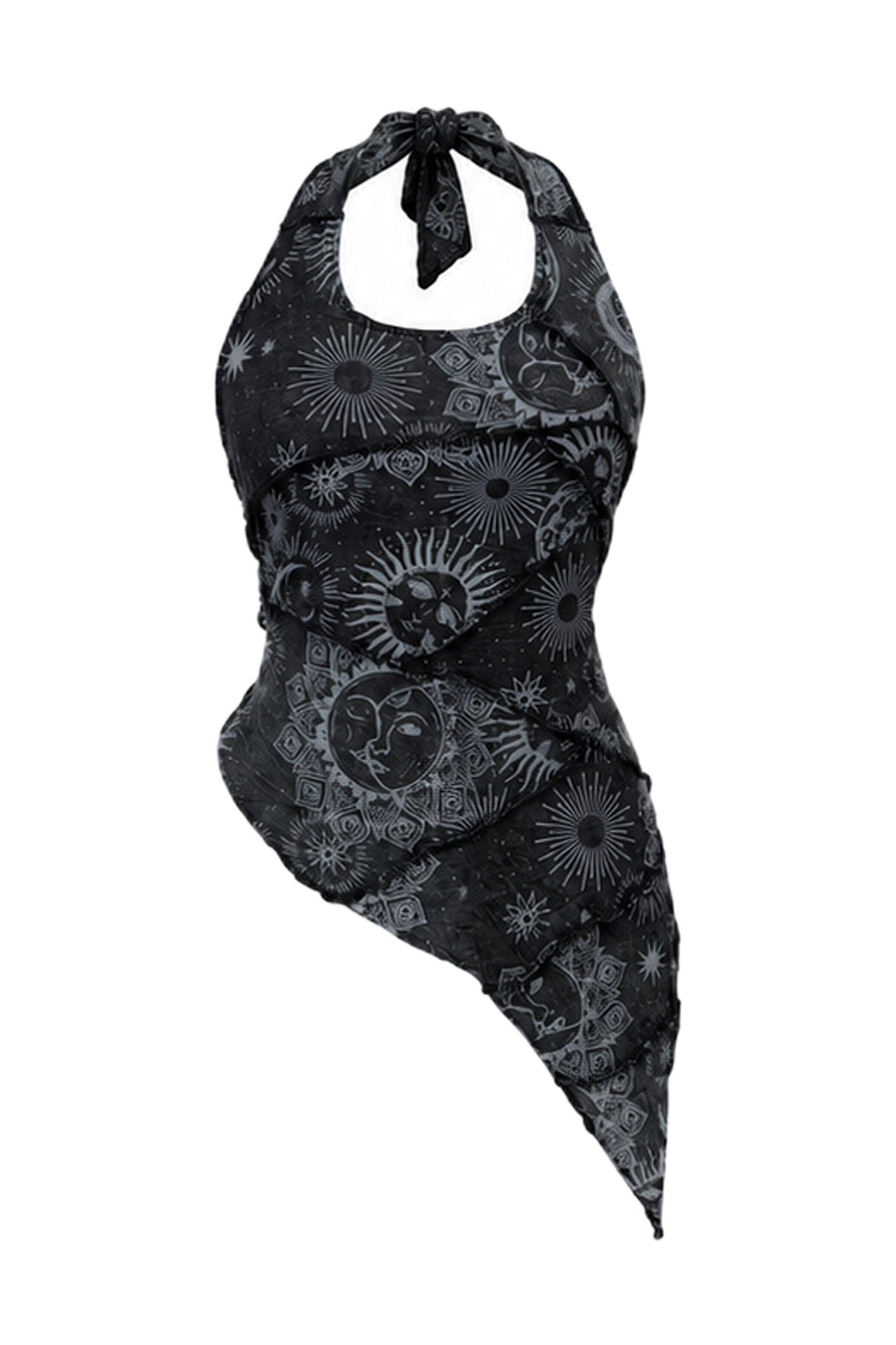 Pixie Asymmetrical Halter Top